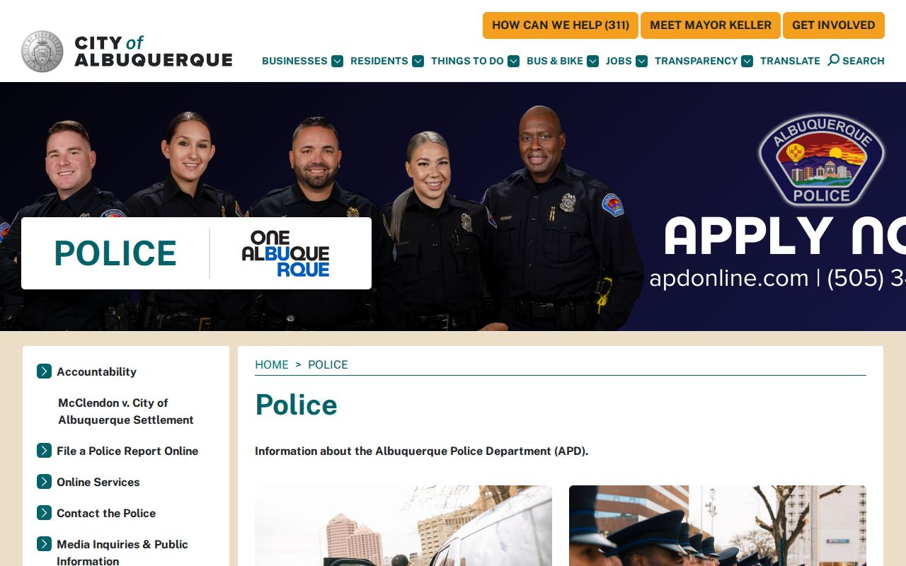 Bernalillo County active warrant context, Albuquerque Police Department source
